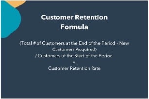 Customer Retention Formula chart | Hubspot