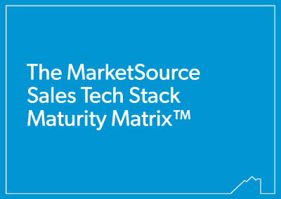 Sales Tech Stack Maturity Matrix