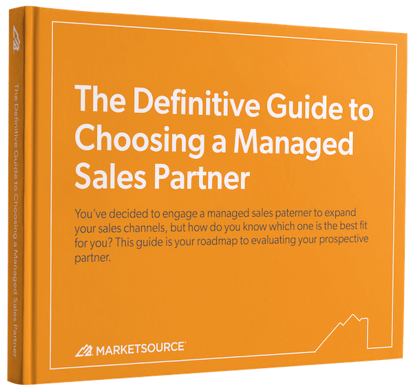 Book cover of The Definitive Guide to Choosing a Managed Sales Partner